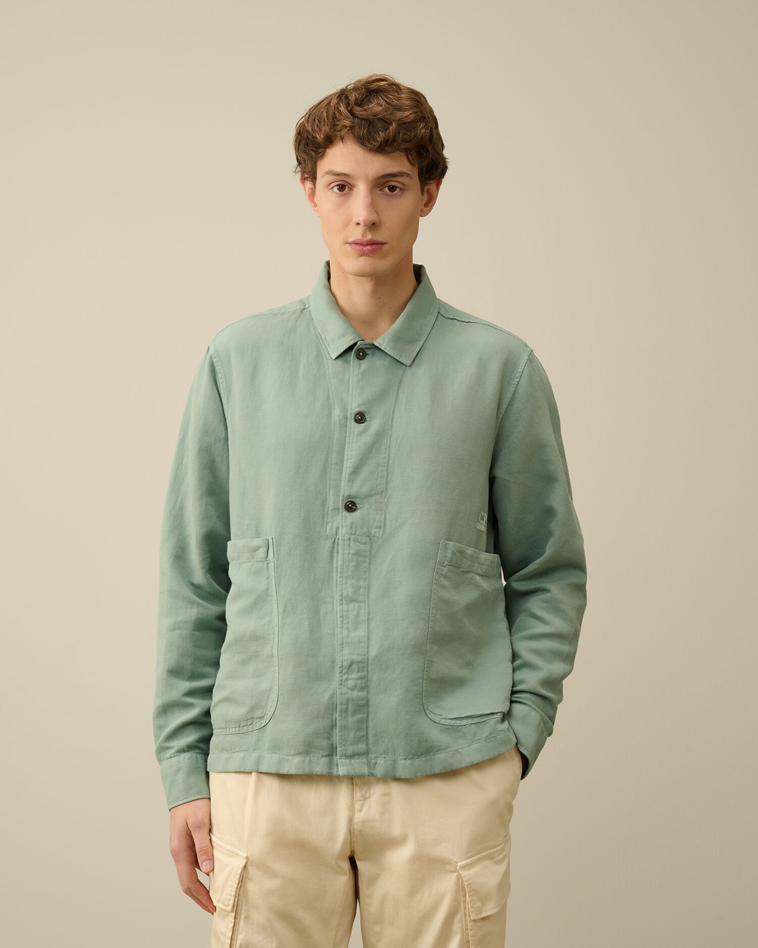Broken Linen/Cotton Pocket Shirt - 2
