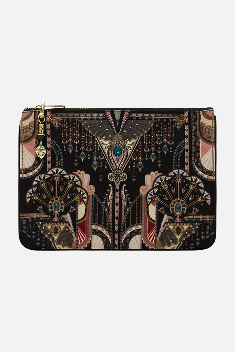 SMALL CANVAS CLUTCH 1