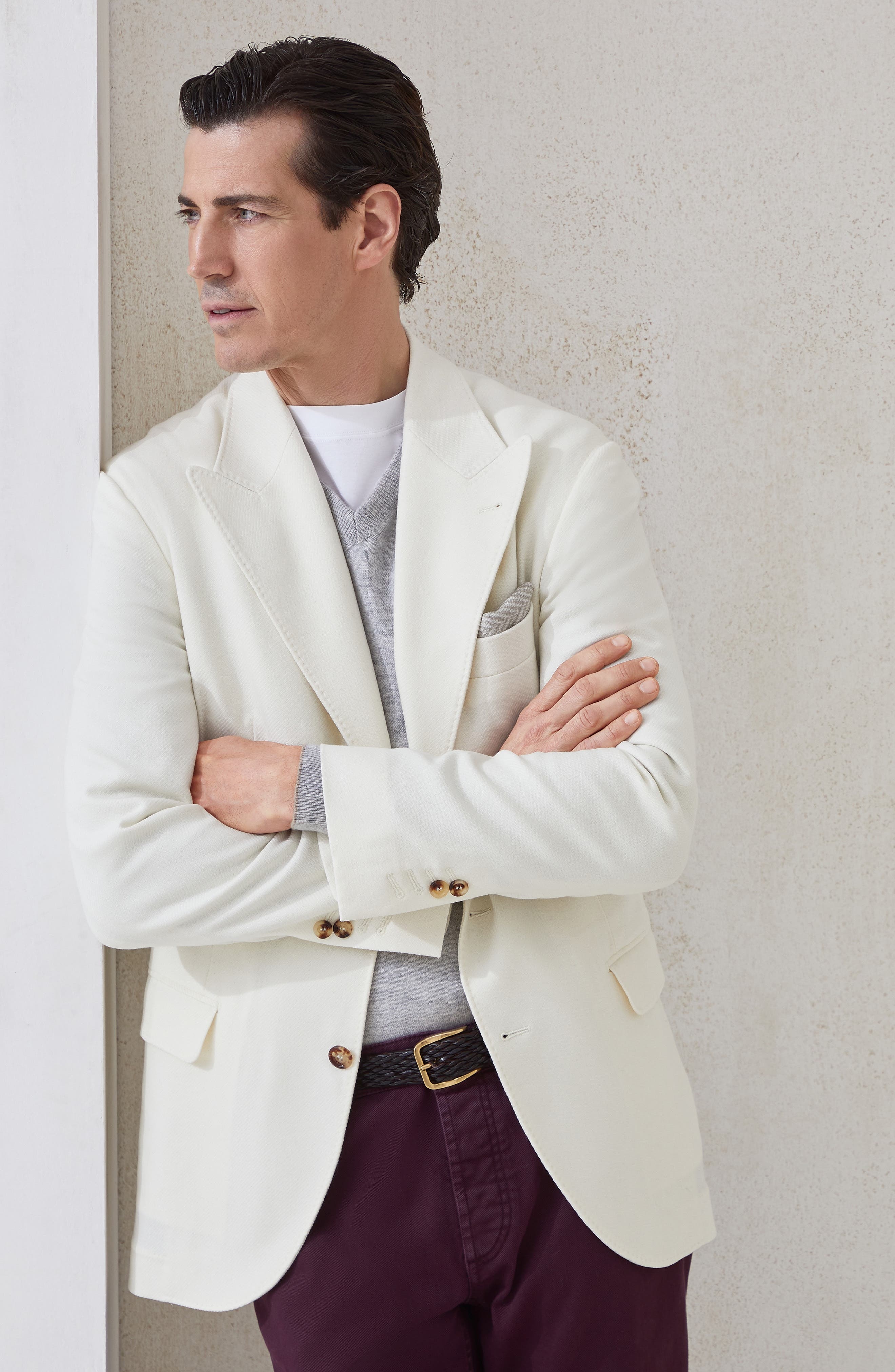 Brunello Cucinelli Cashmere sweater in Light Grey at Nordstrom - 5