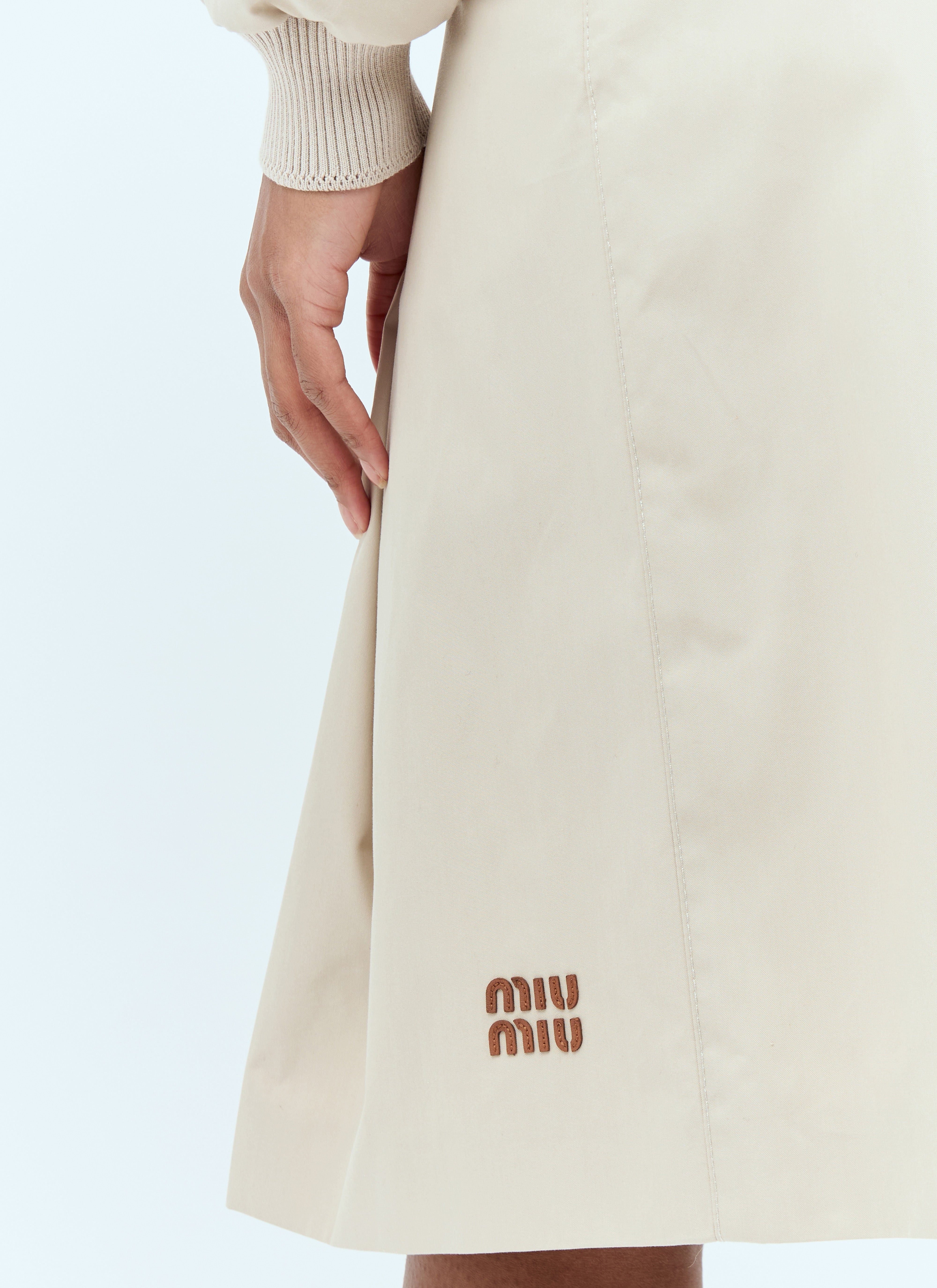 Miu Miu Women Pleated Midi Skirt - 2