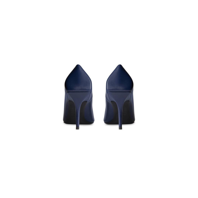 Women's Square Knife Bb 80mm Pump  in Navy Blue 5
