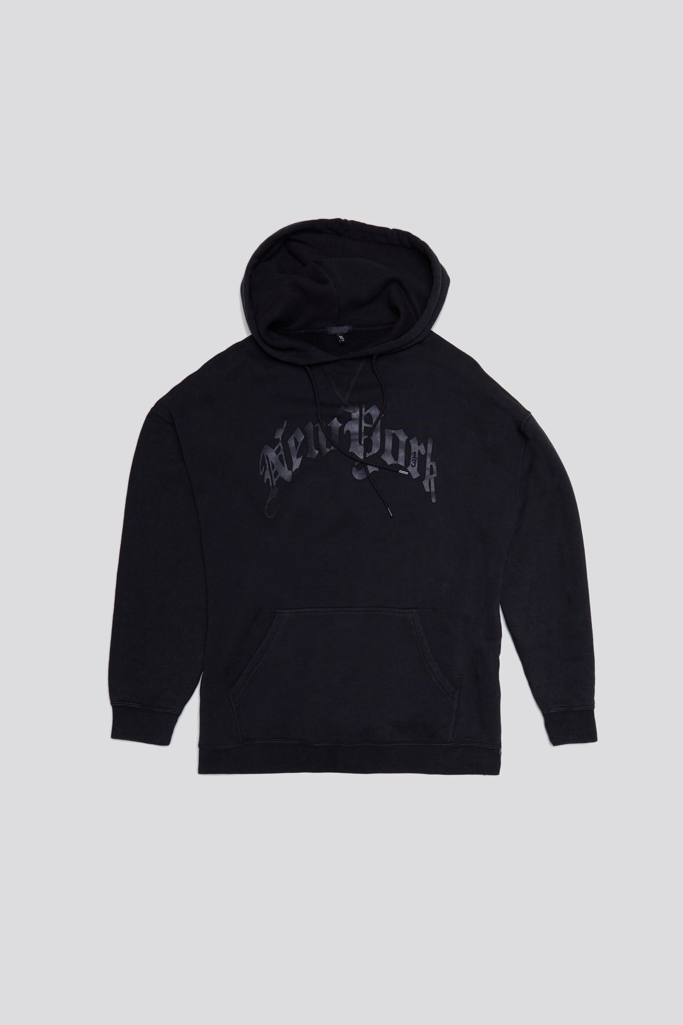 OVERSIZED NEW YORK HOODIE - BLACKOUT - 1
