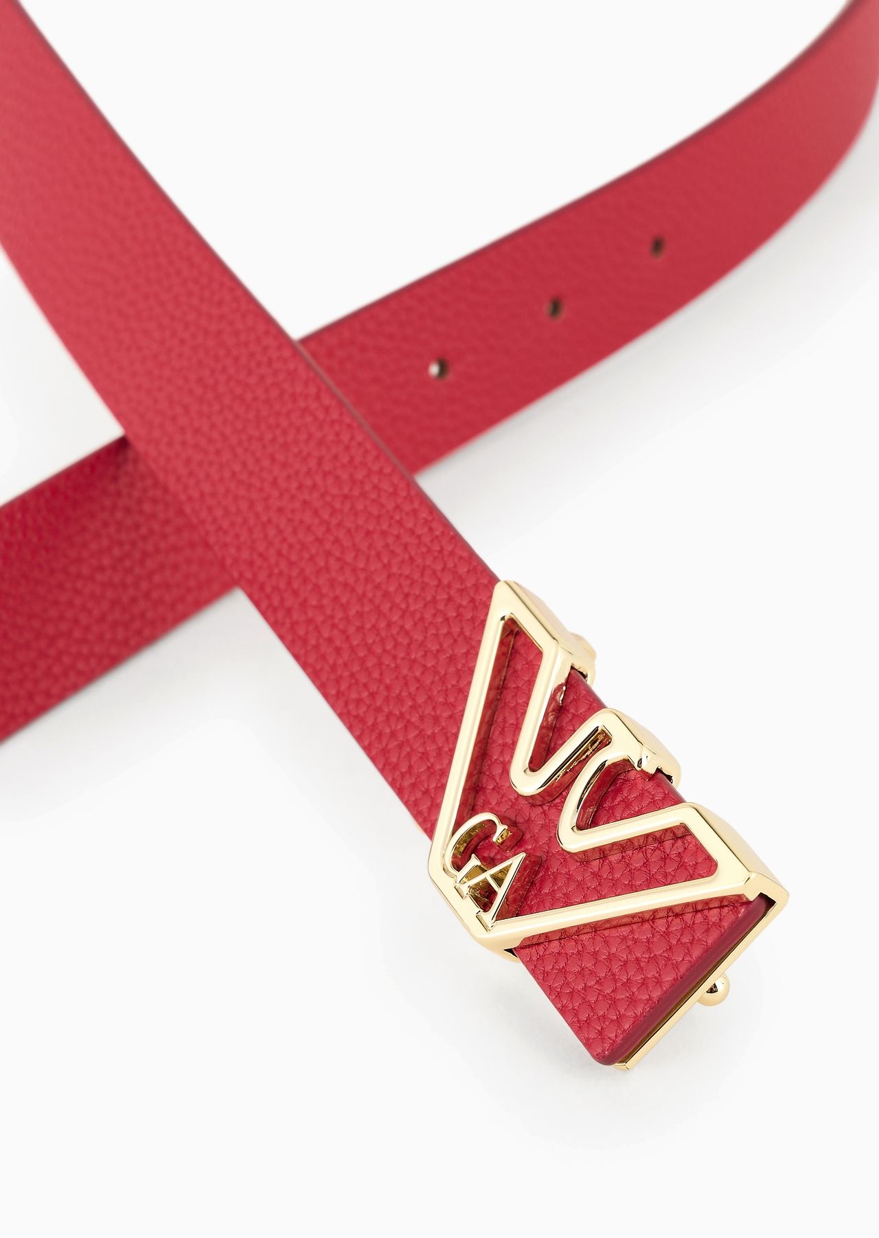 Belt with deer-print eagle plate - 2