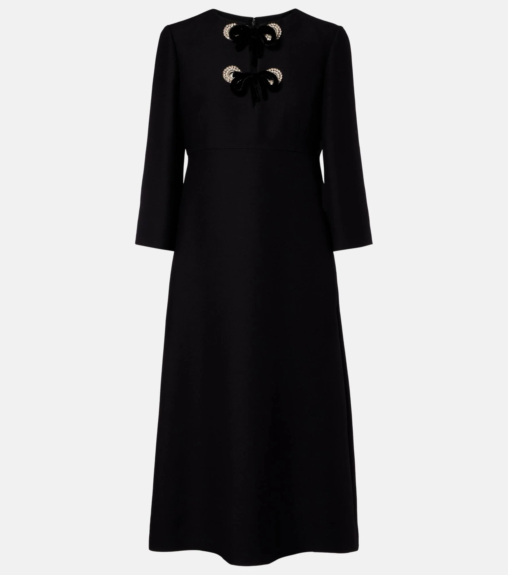 Crepe Couture embellished midi dress - 1