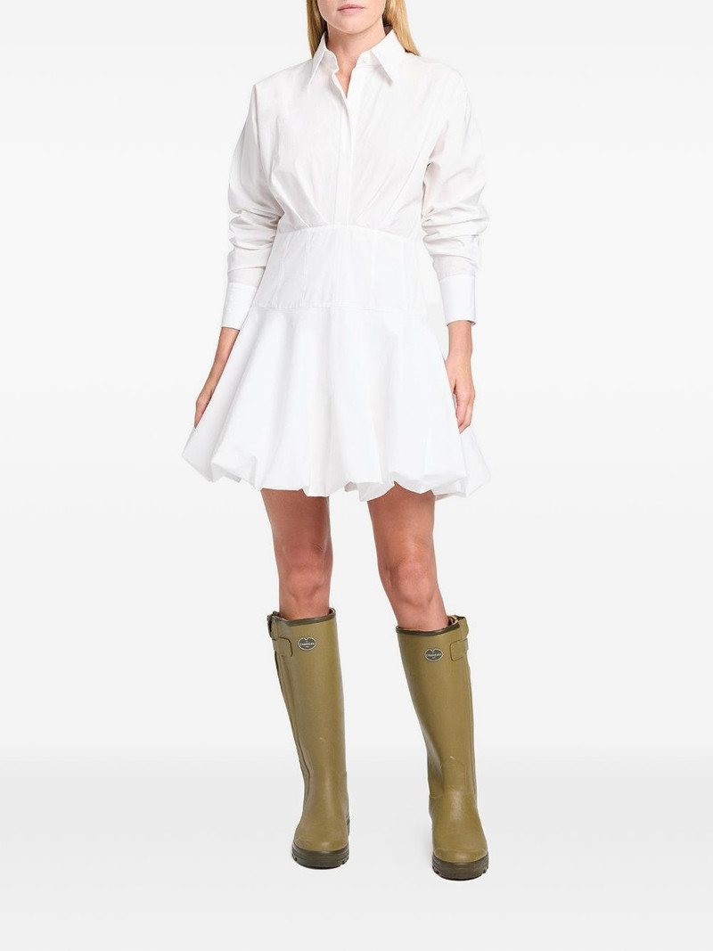 TWP Mila long-sleeve mini dress outlook