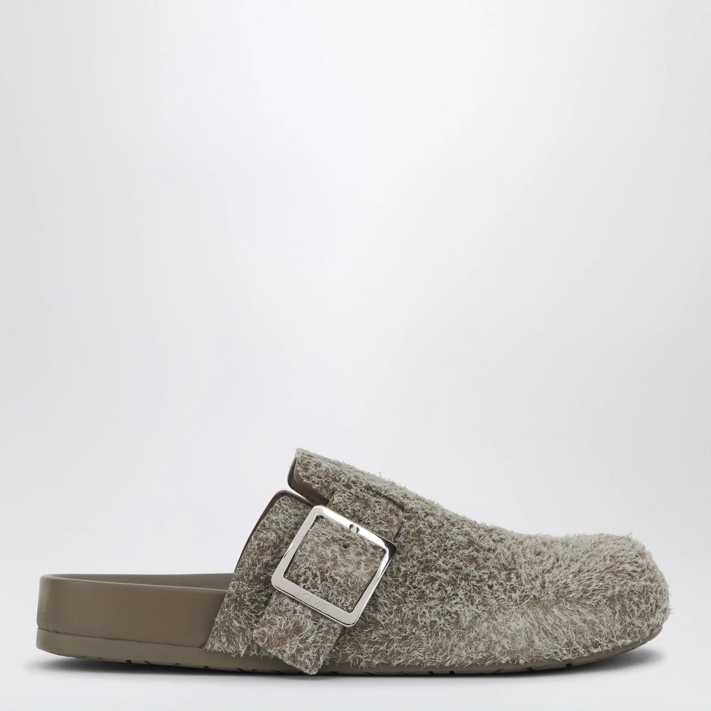 Ease Buckle mule in khaki green - 1