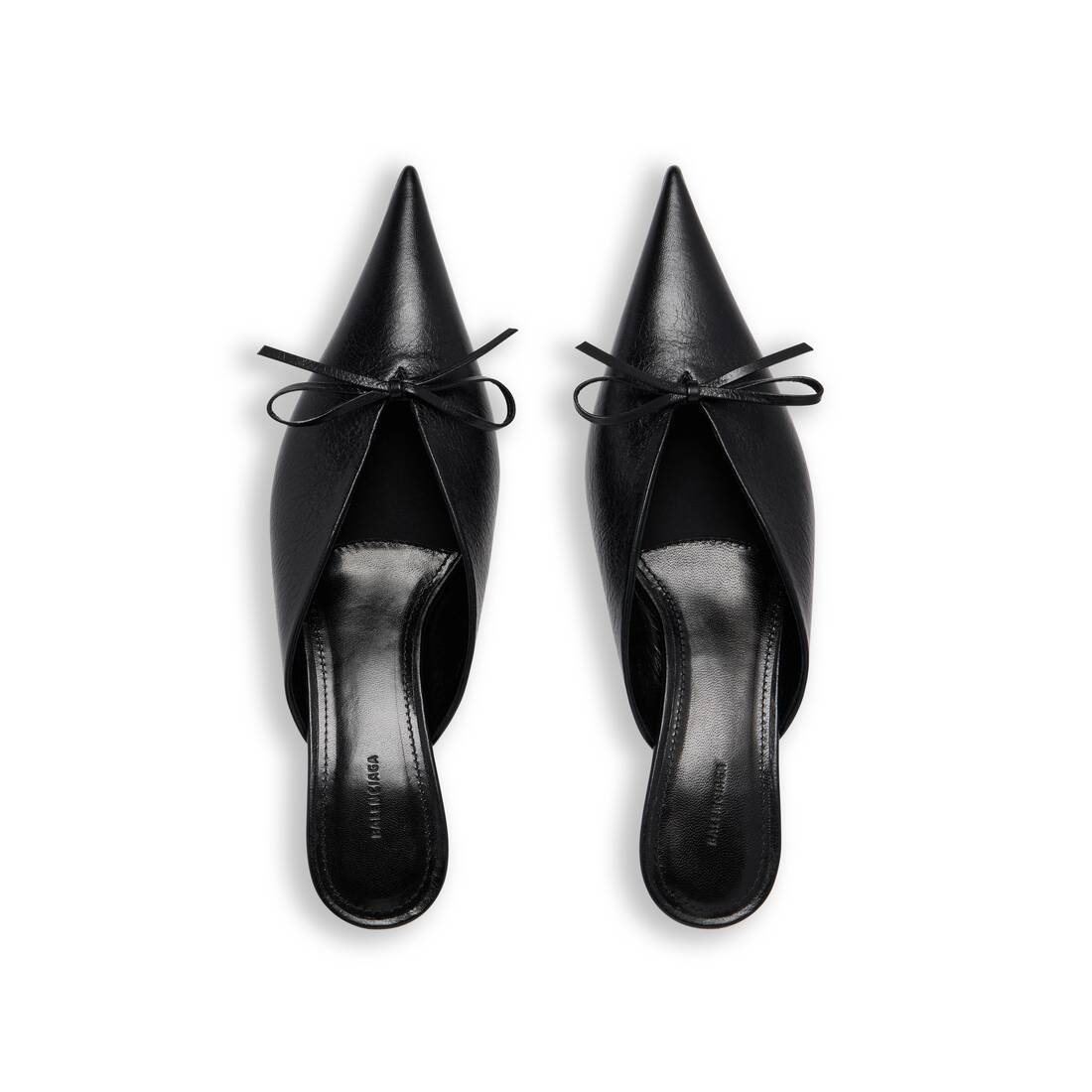 Women's Knife Bow 40mm Mule in Black - 6