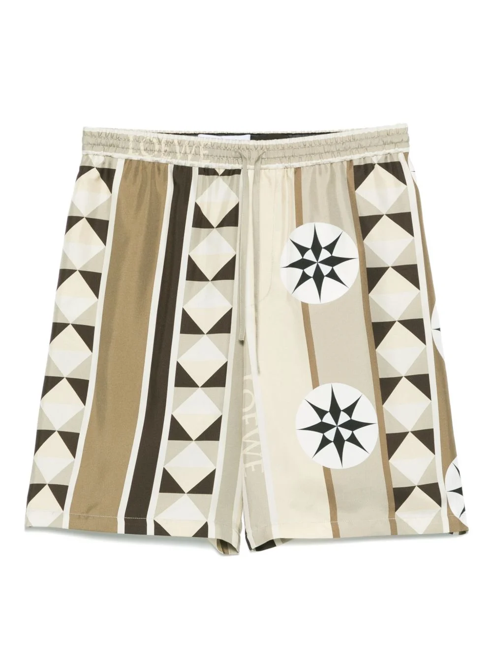Loewe Paula's Ibiza Men Printed Silk Shorts - 1