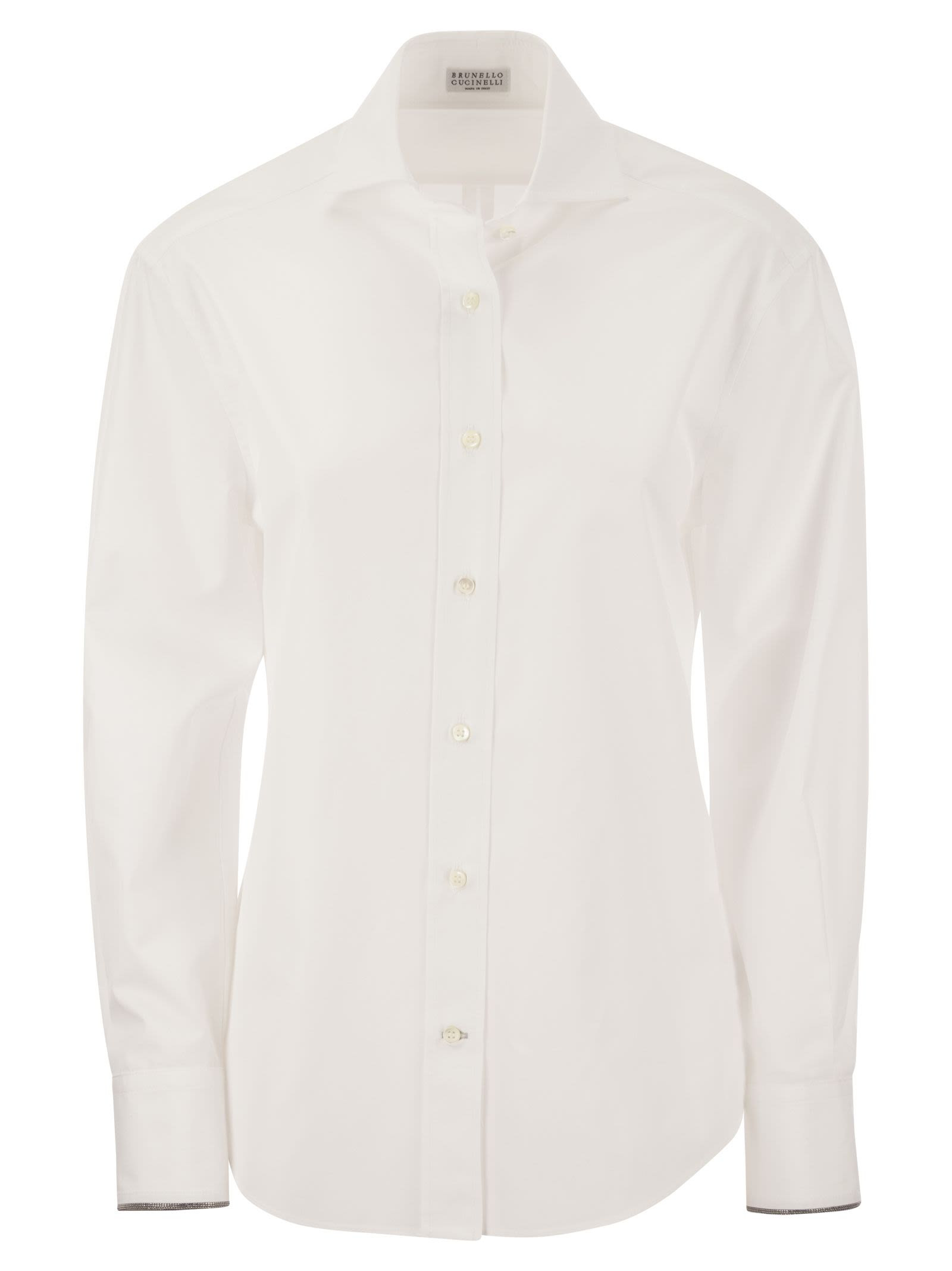 Brunello Cucinelli Women Cotton Poplin Shirt - 1