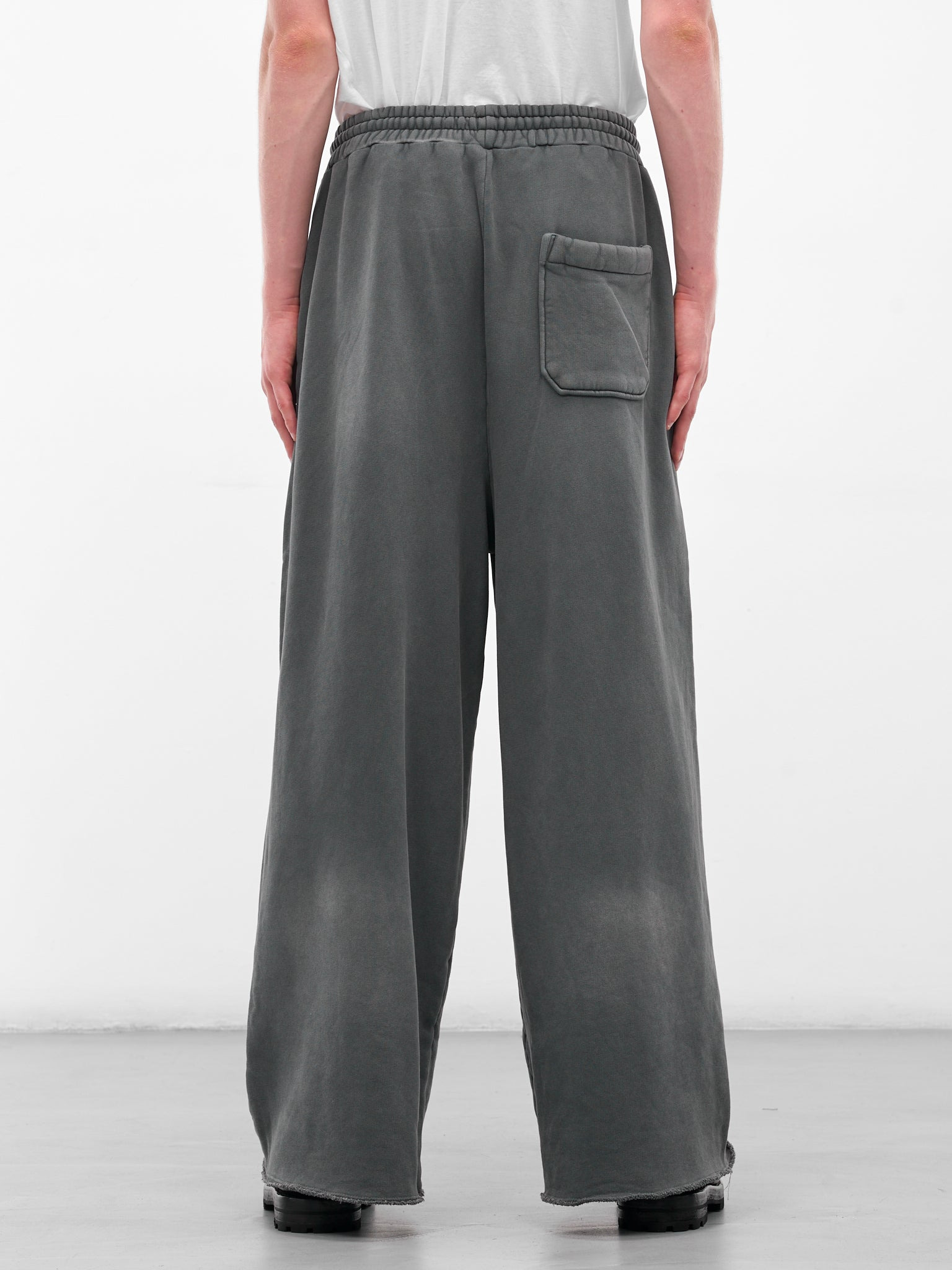 Gray Raw Cut Bontan Sweatpants - 3