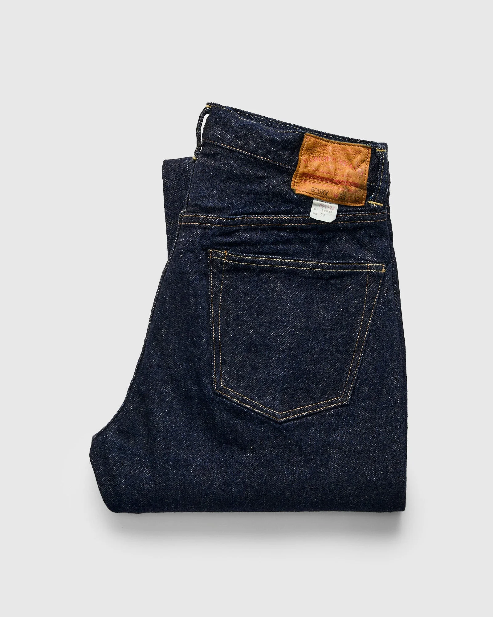 800XX 14.5oz Rinsed Selvedge Denim - Regular Straight Fit - 1