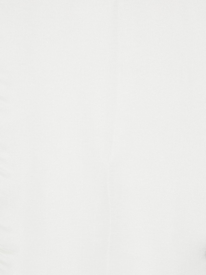 EMPORIO ARMANI fringed modal-wool blend scarf outlook