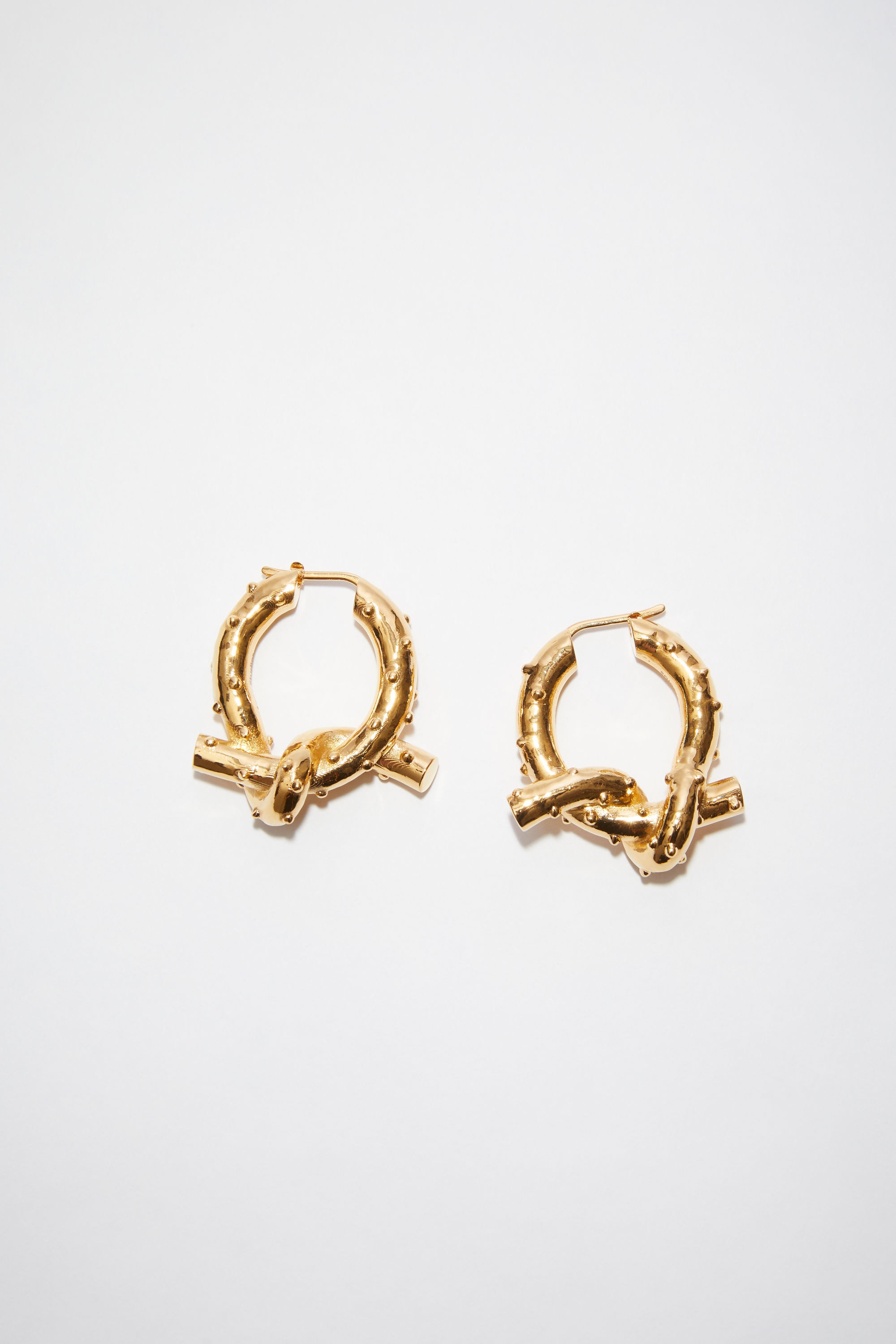 Knot earrings - Gold - 1