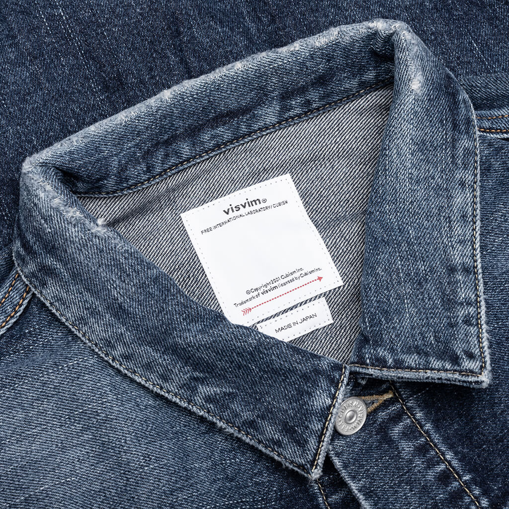 101X S/S DAMAGED JACKET 1010 - INDIGO - 4