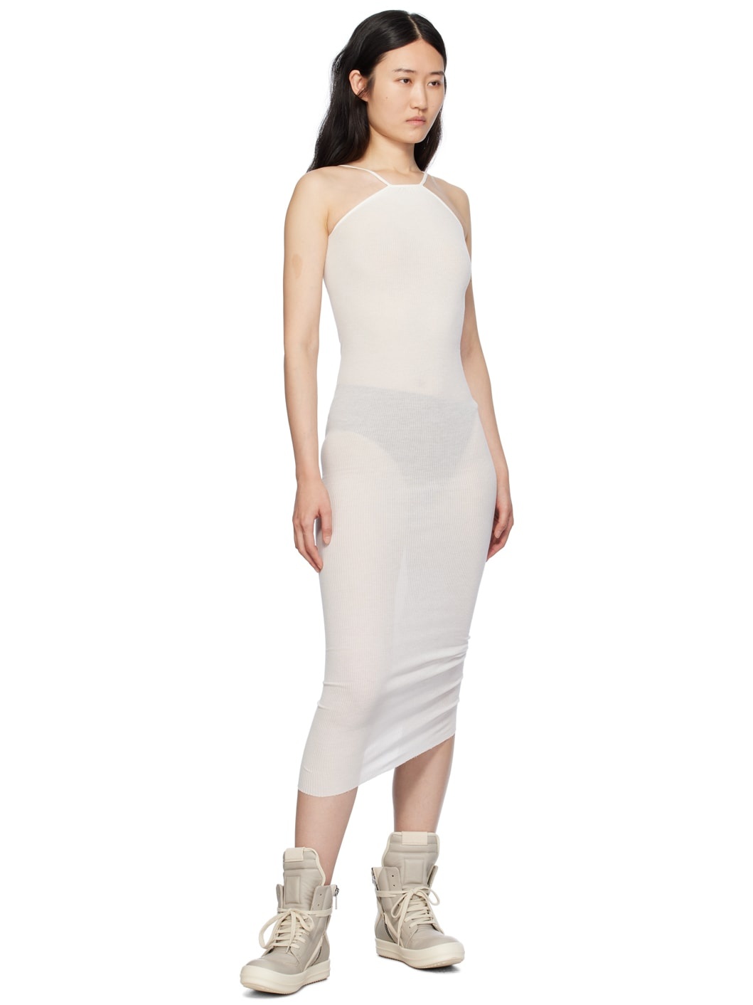 White Skorpio Midi Dress - 4