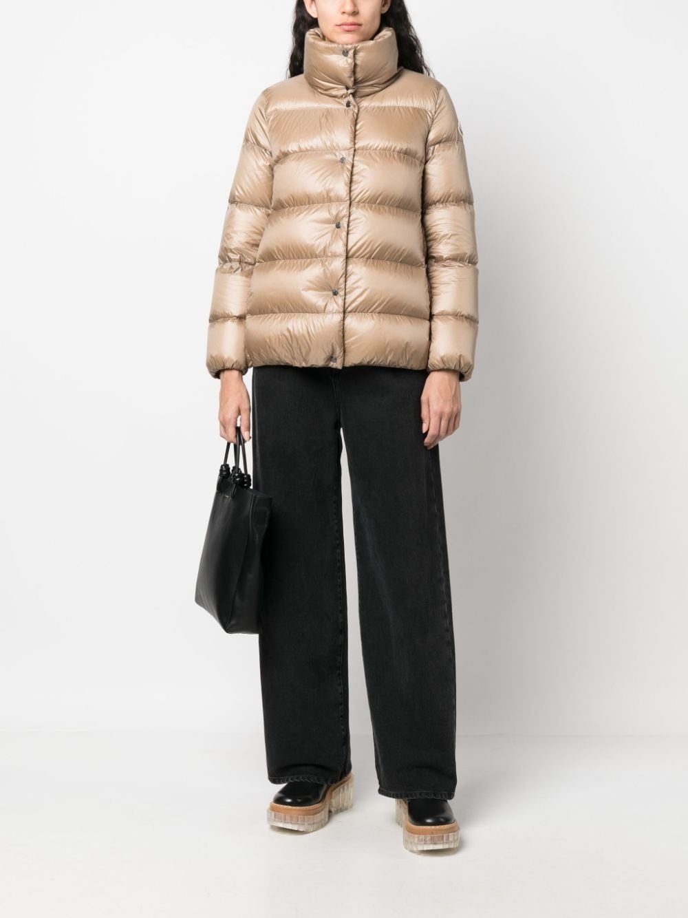 funnel-neck padded puffer jacket - 2