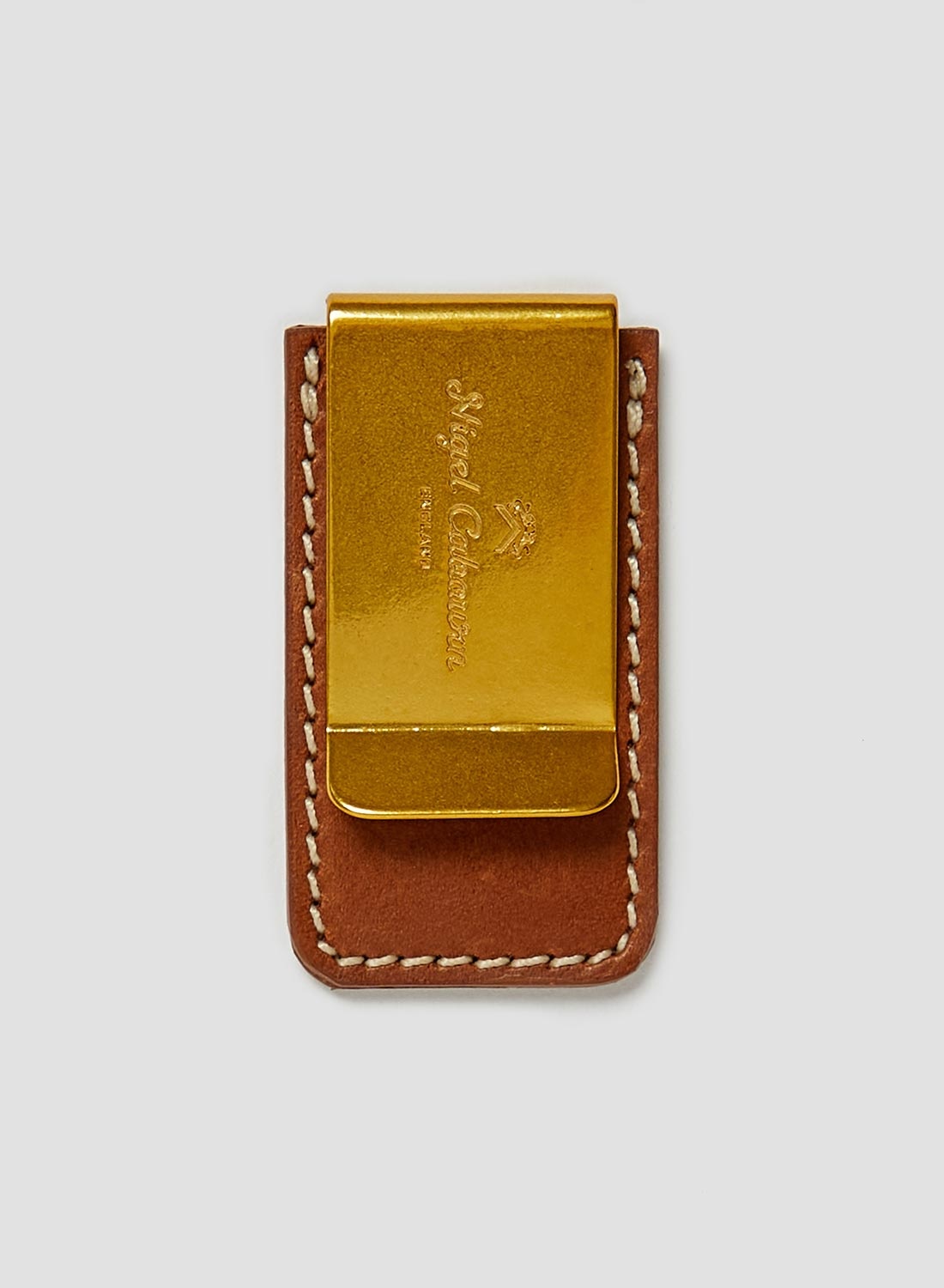 Money Clip in Tan - 1