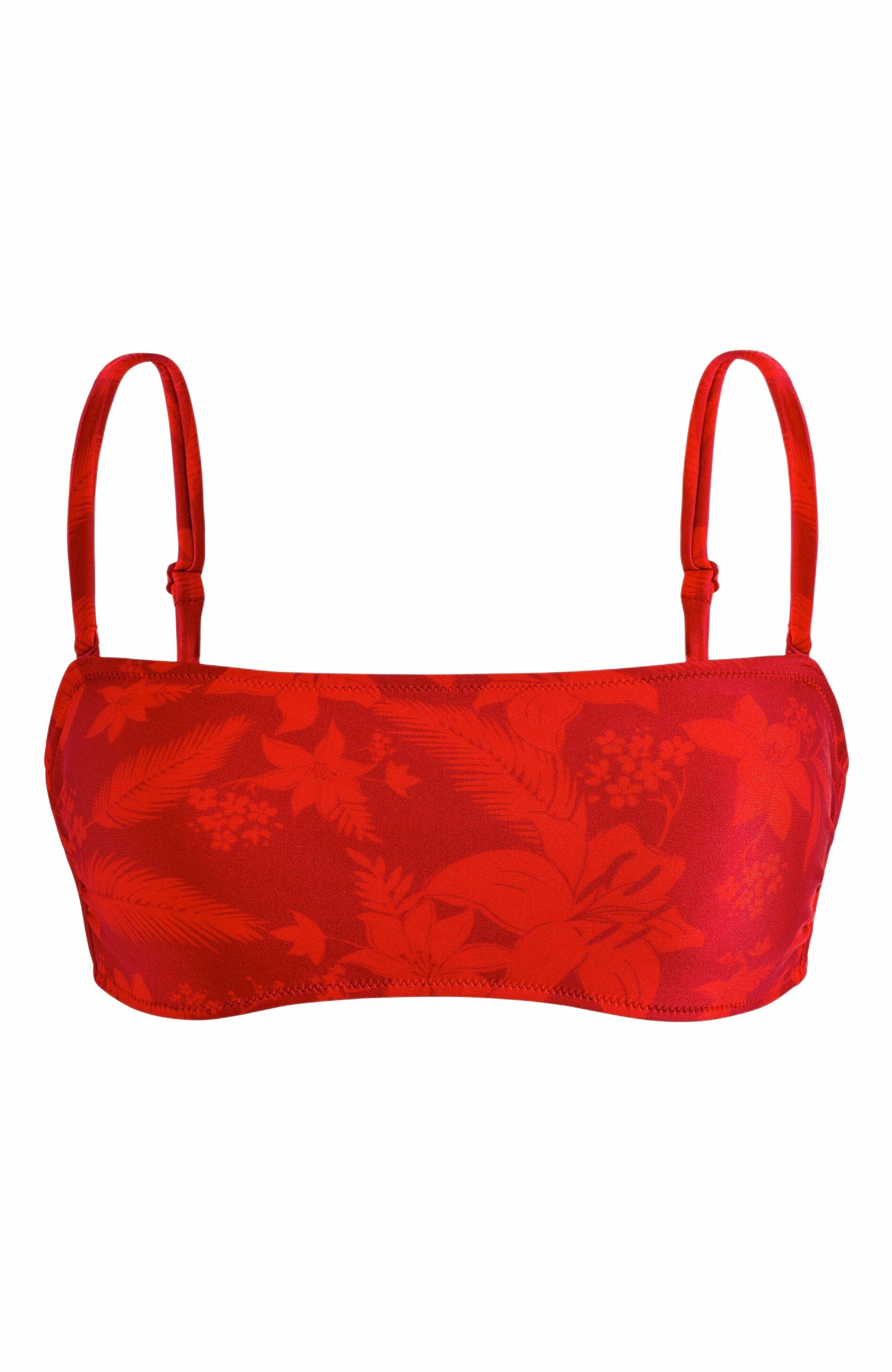 Vilebrequin Women's Flower Power Bra Bikini Top in Lipstick at Nordstrom - 2