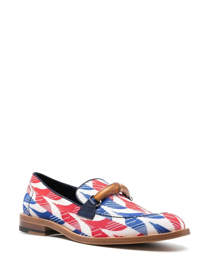abstract-print Envelope loafers 2