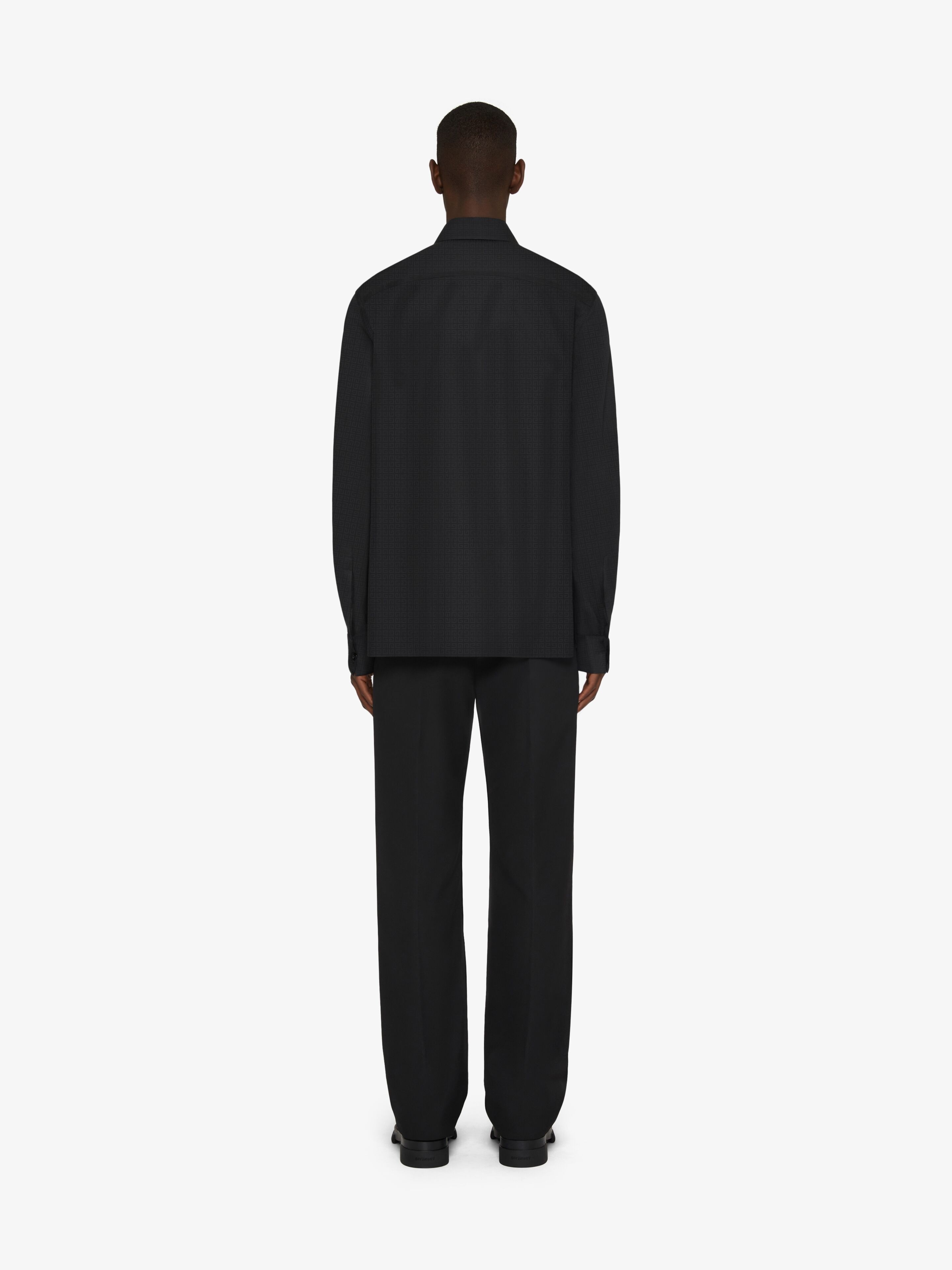 SHIRT IN 4G JACQUARD WITH ZIP - 4