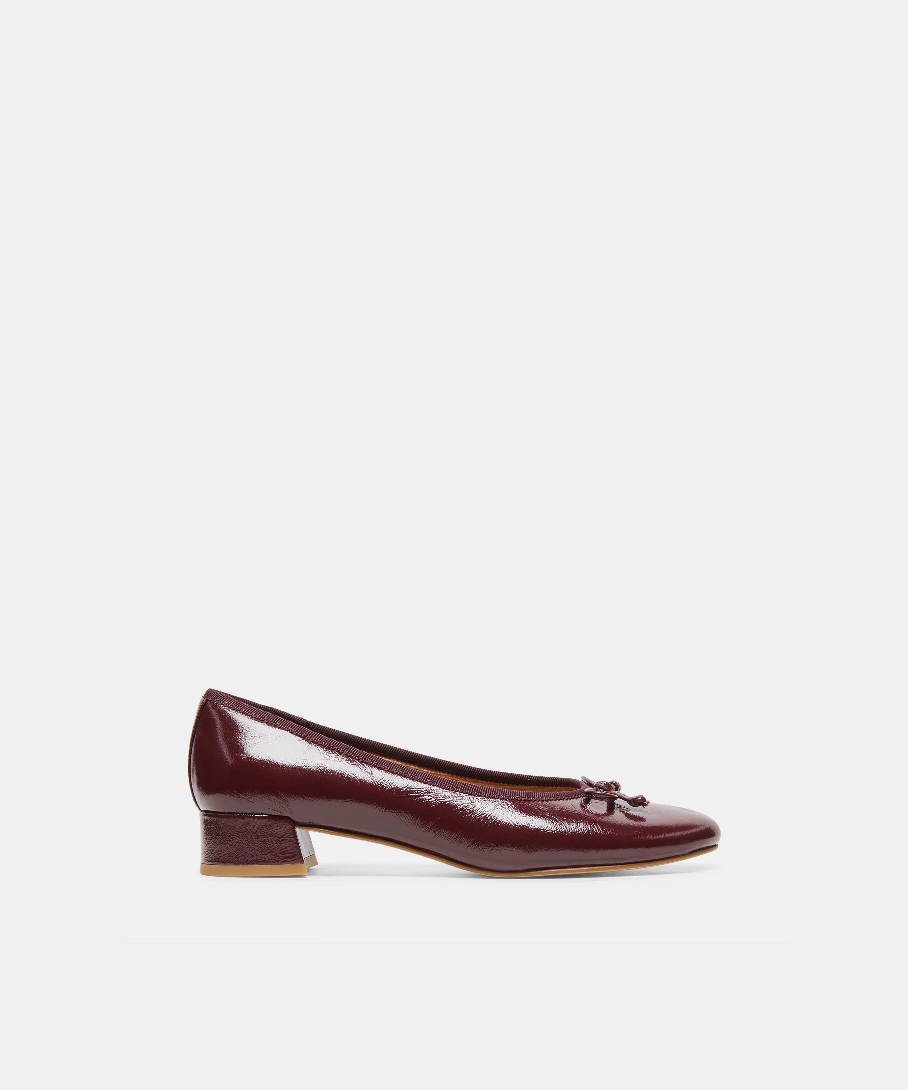 RITLA MID HEELS CRANBERRY LEATHER - 1