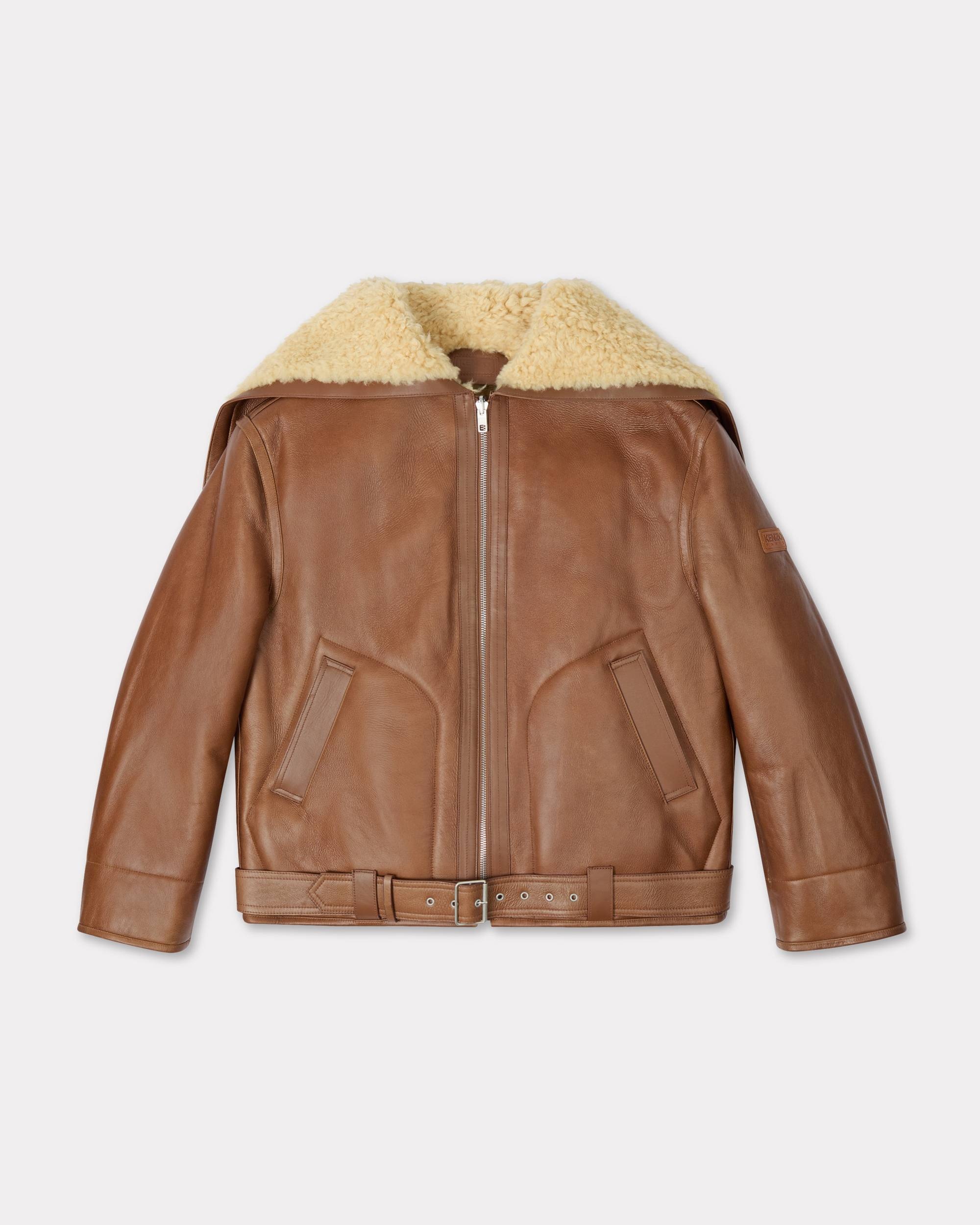 Reversible shearling blouson in lambskin leather - 1