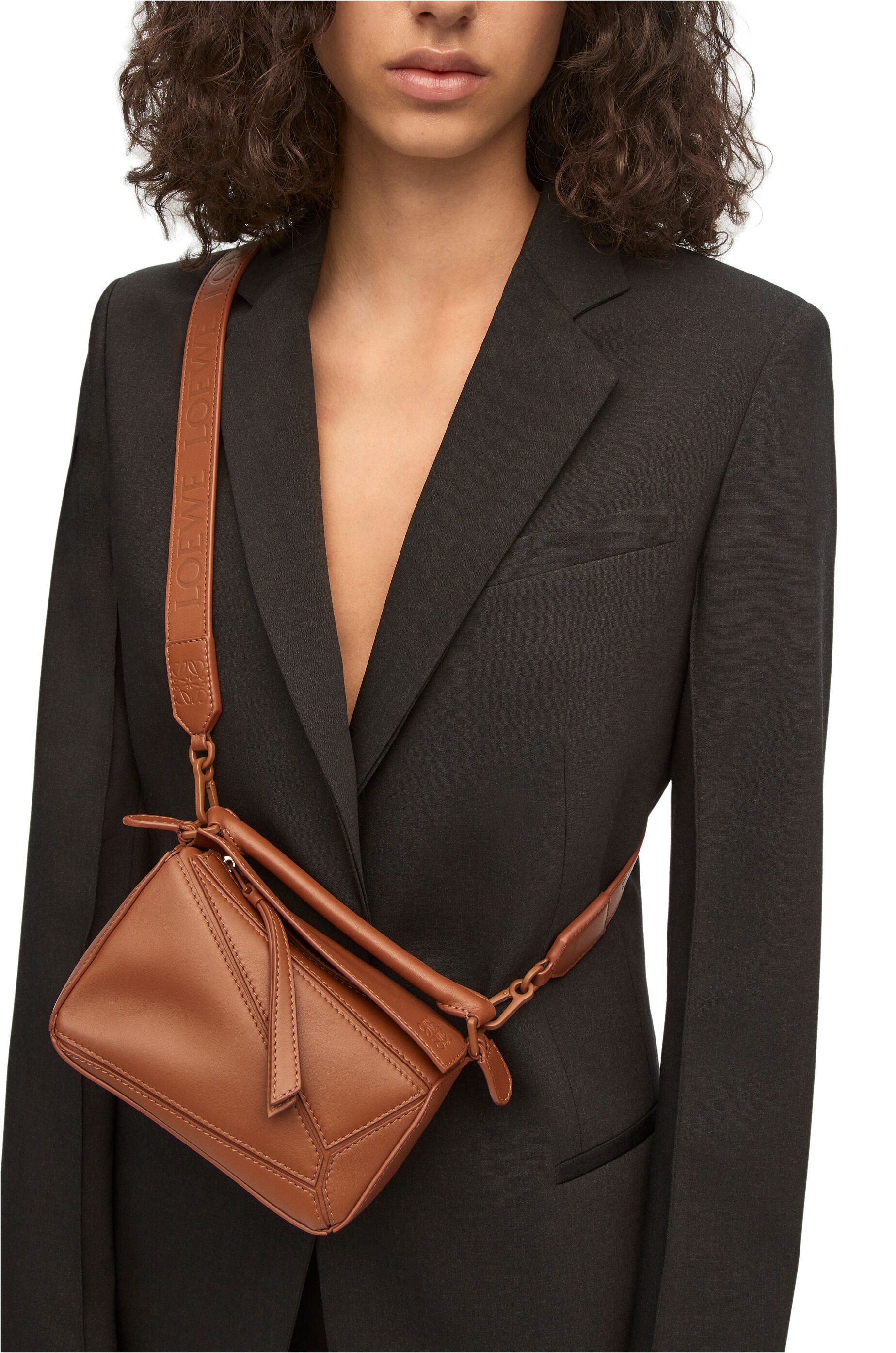 Mini Puzzle bag in satin calfskin - 2