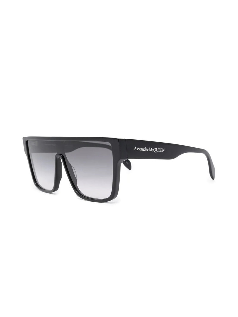 Alexander McQueen tortoiseshell square-frame sunglasses outlook
