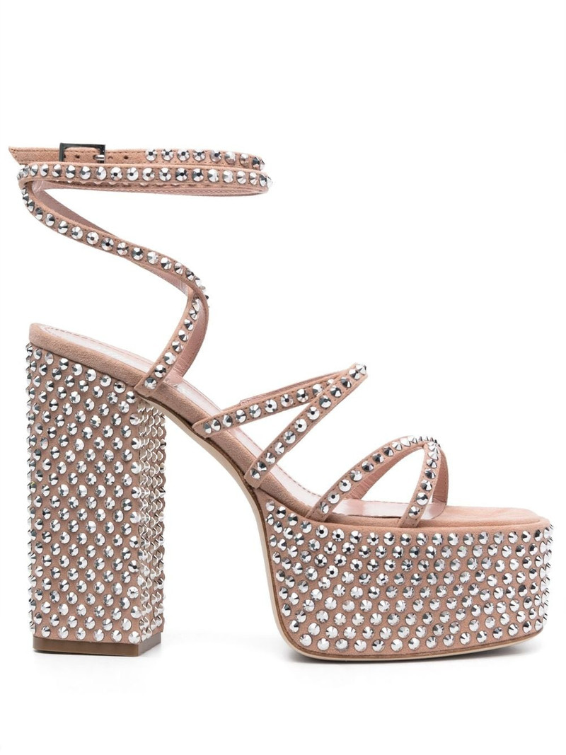 Holly Evita 130mm platform sandals 1