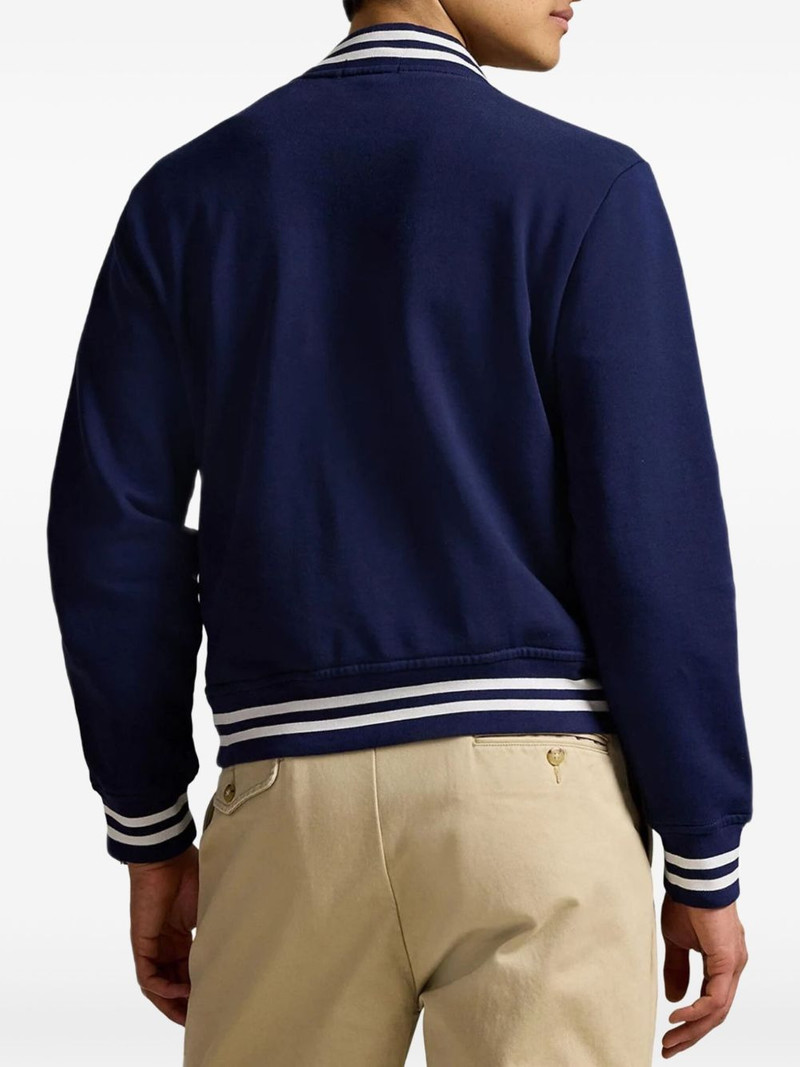 button striped-detail jacket 3