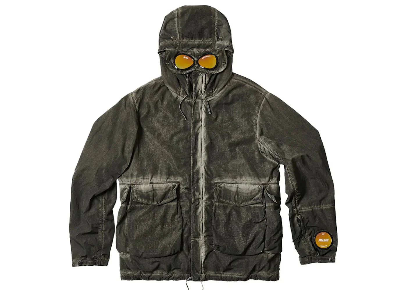 Palace C.P. Company Shell Goggle Jacket Black - 1