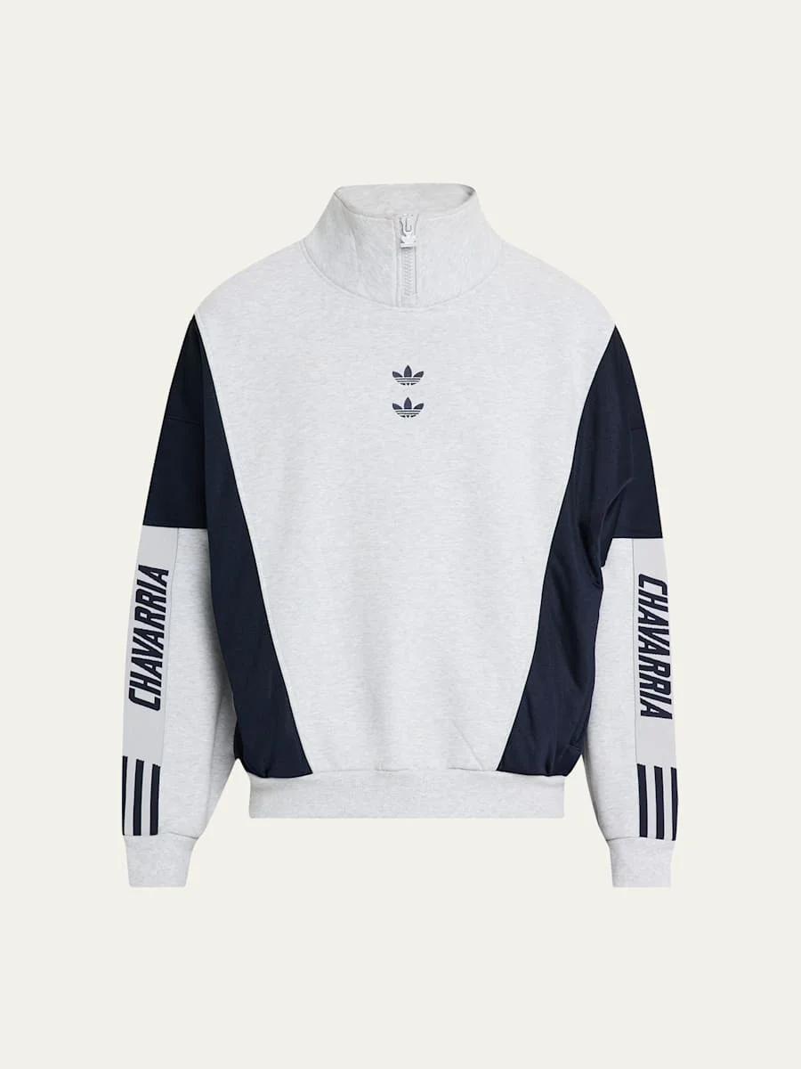 x Willy Chavarria Men's Terry Watsonville Mock Neck Sweater - 1