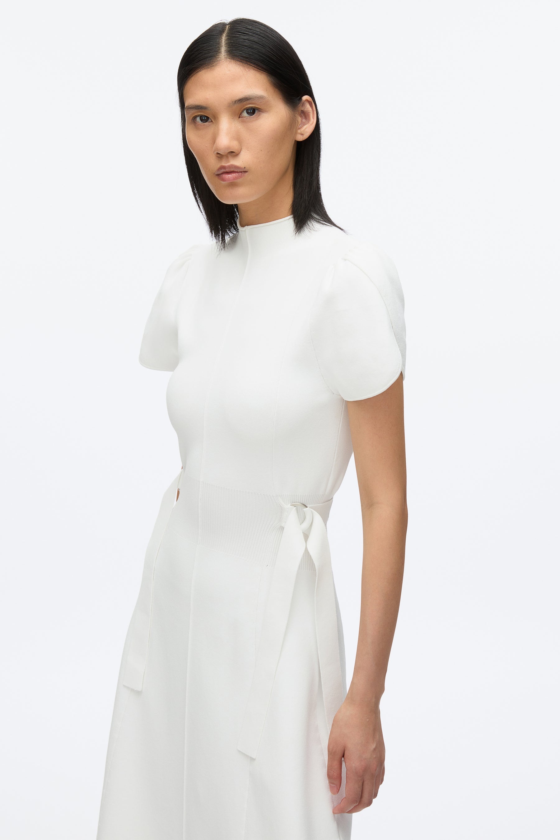Compact Rib Tulip Dress - 5