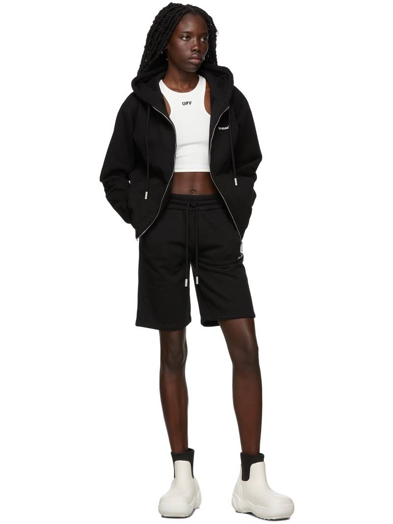 Off-White Black Diag Sweatshorts outlook