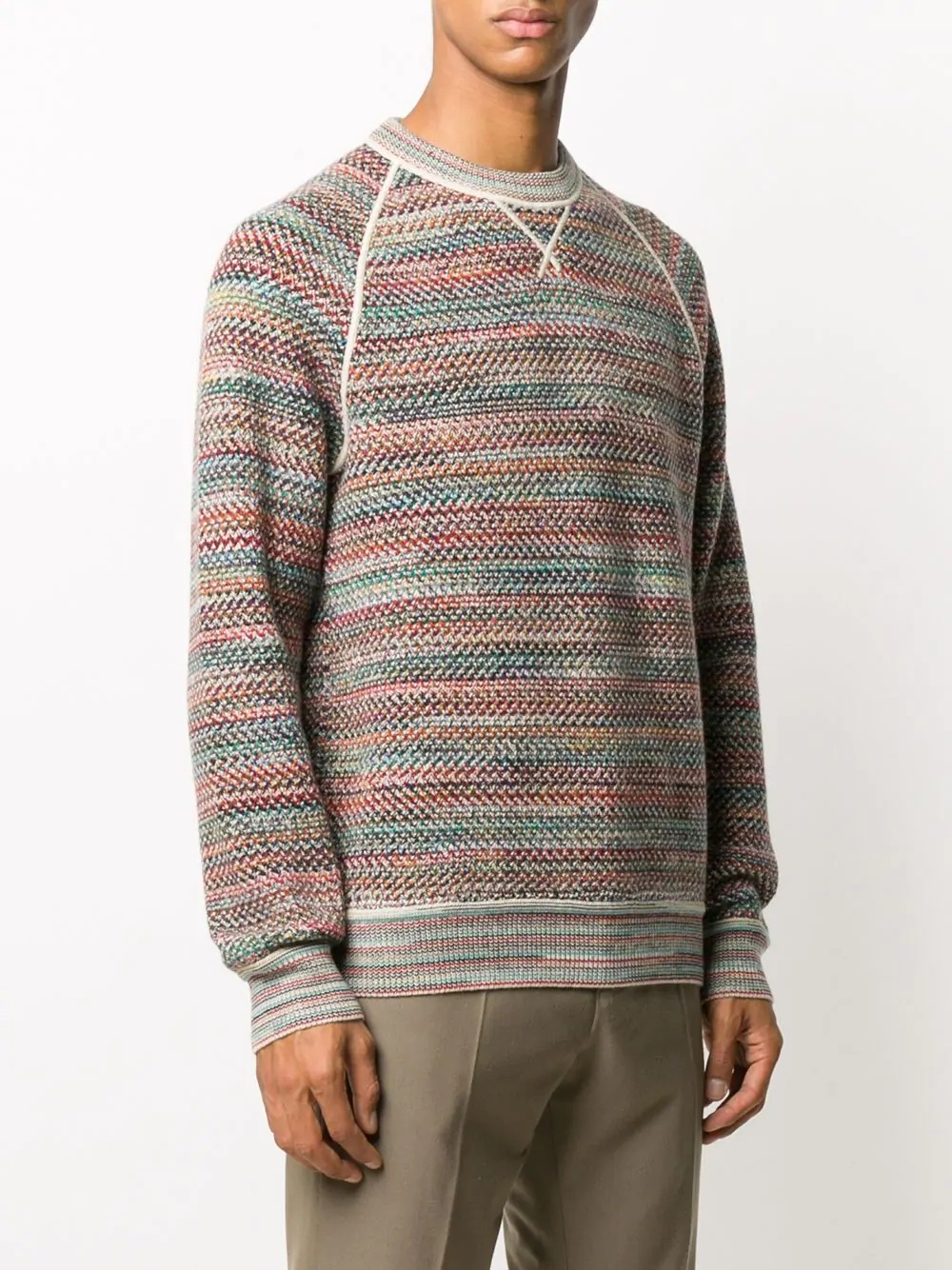 woven knit jumper - 3