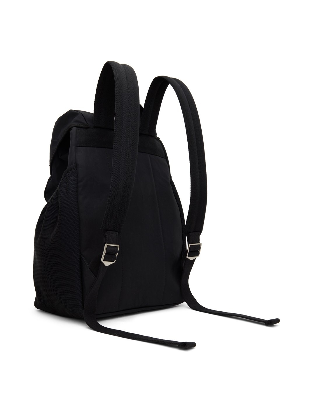 Black Buckle Monogram Backpack - 3