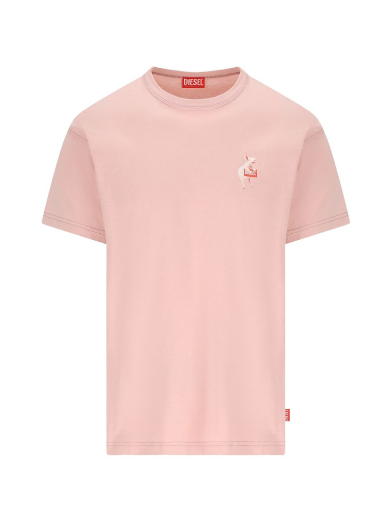 graphic crew-neck T-shirt 1