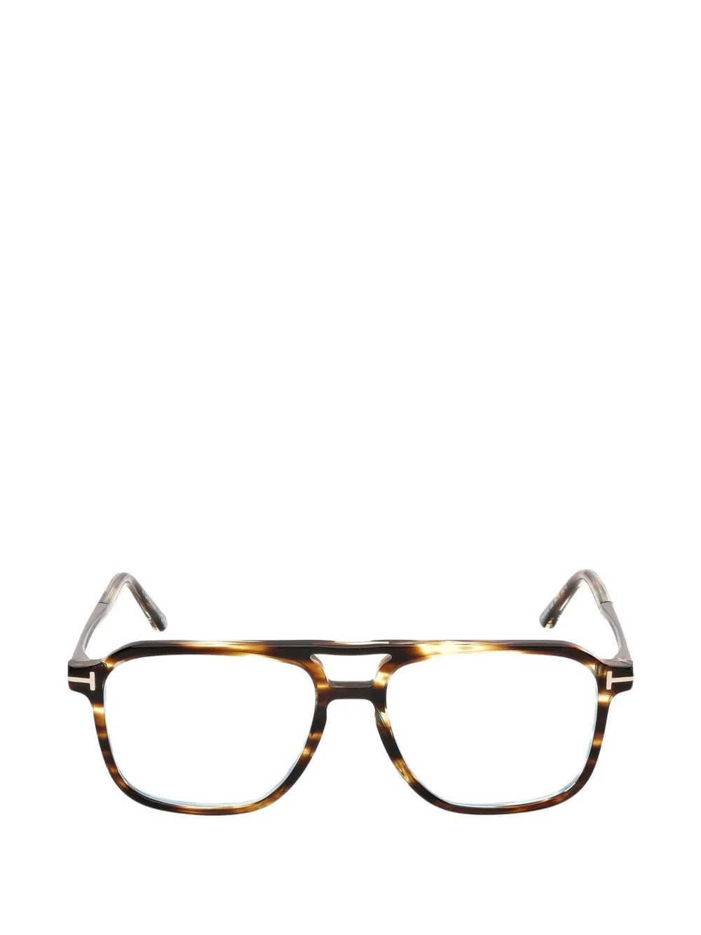 geometric-frame glasses - 1