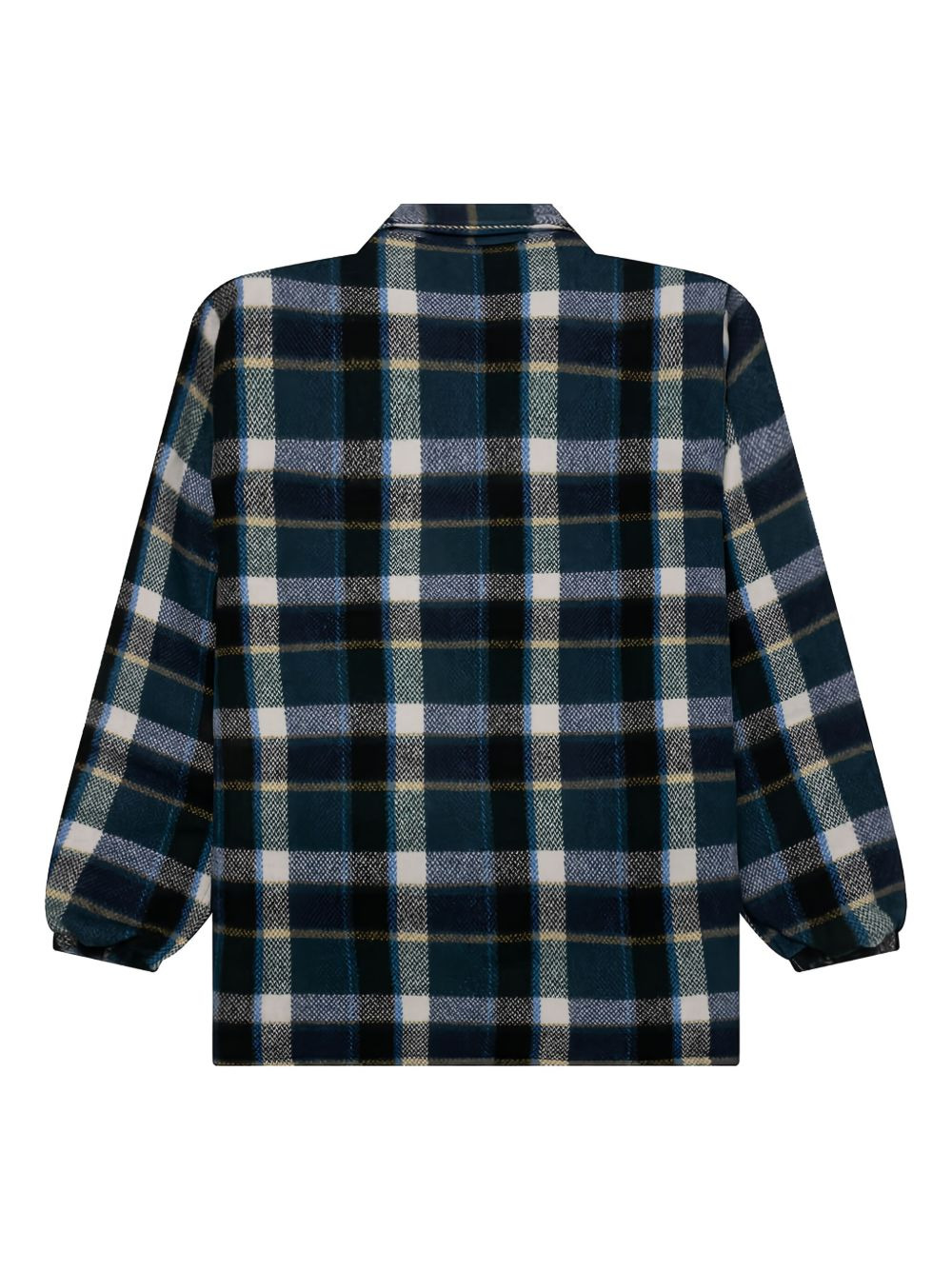 plaid wool shirt jacket - 4