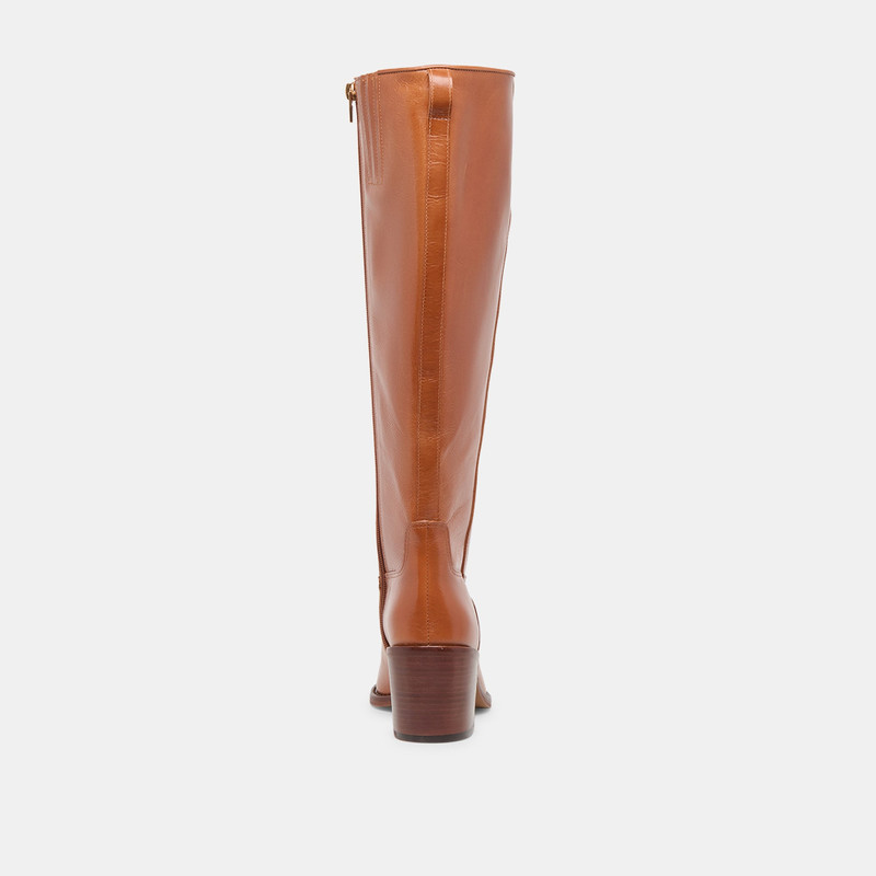 LUCYLE BOOTS TAN LEATHER 9