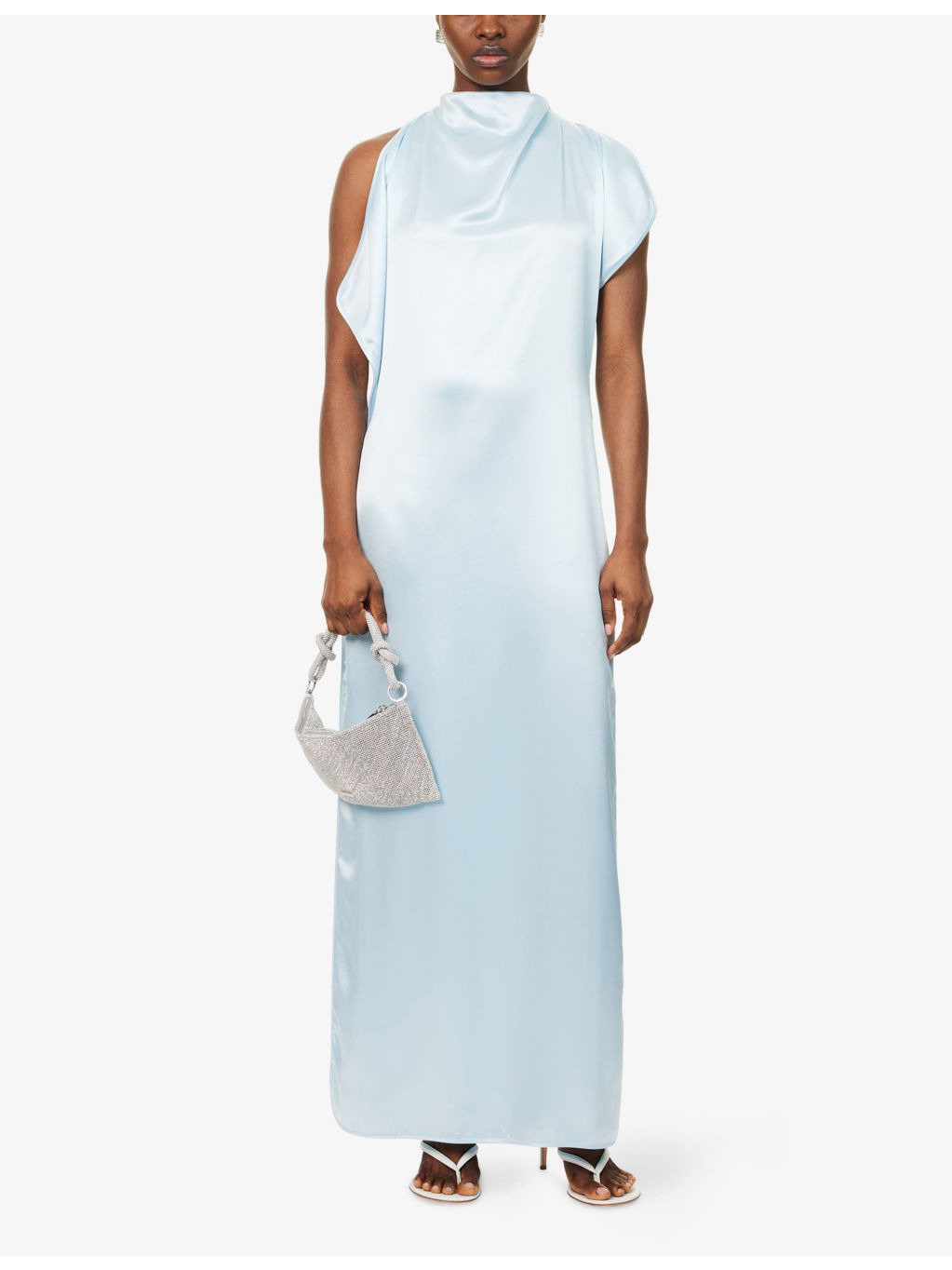 Chimera Draped Woven Midi Dress - 2