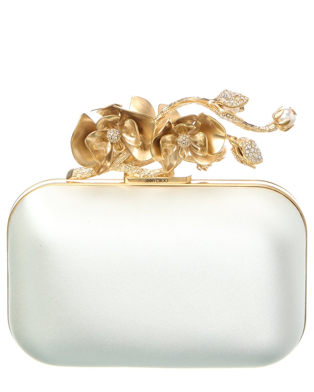 Jimmy Choo Cloud Satin Clutch - 2