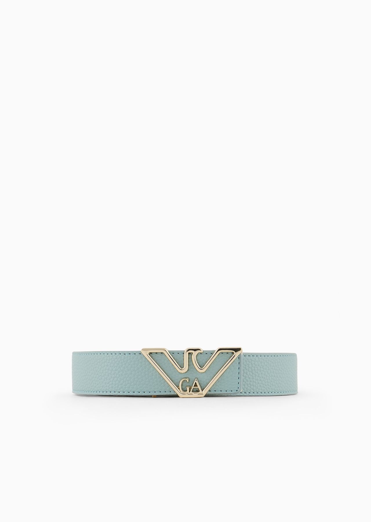 Belt with deer-print eagle plate - 1