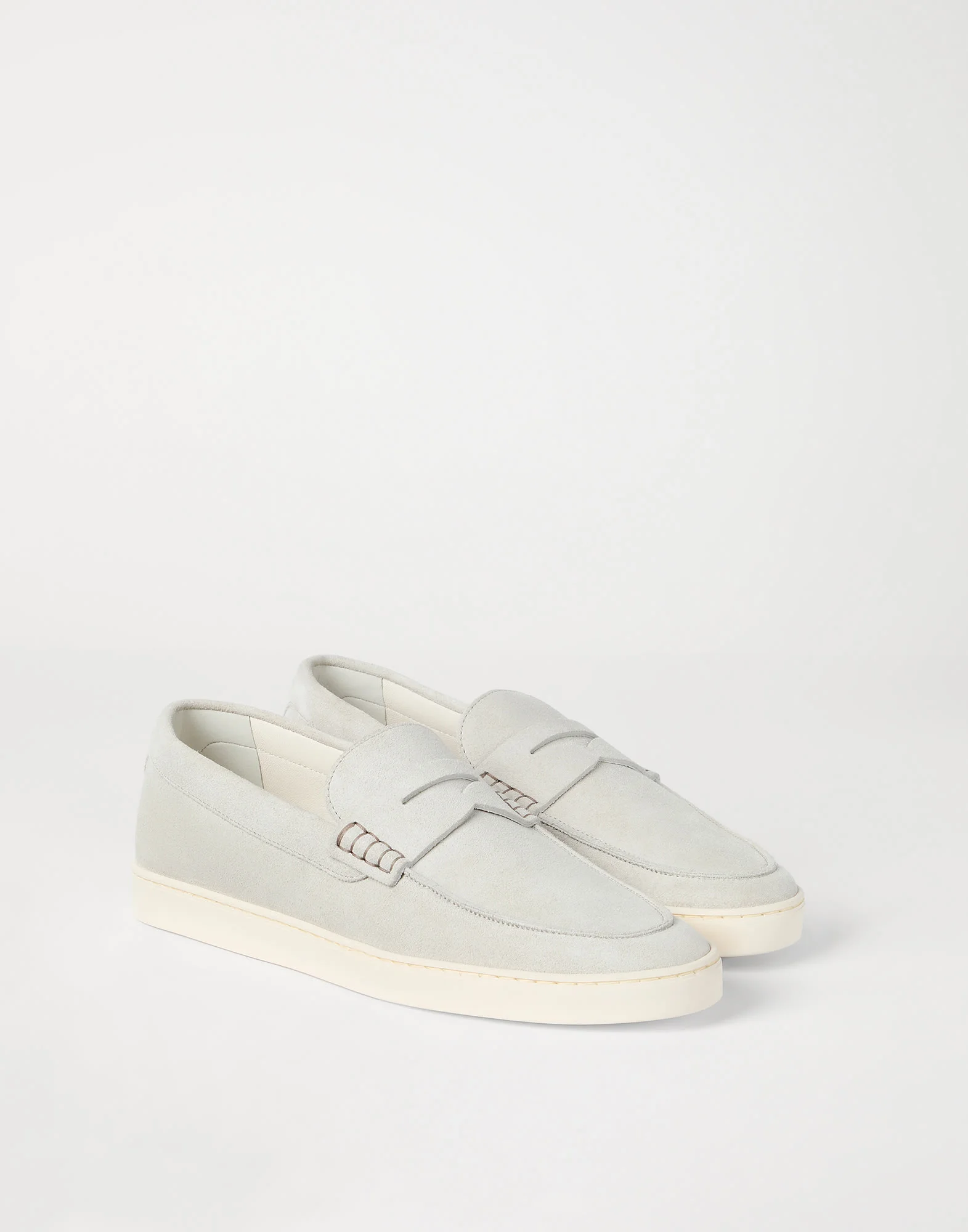 Suede loafer sneakers - 1