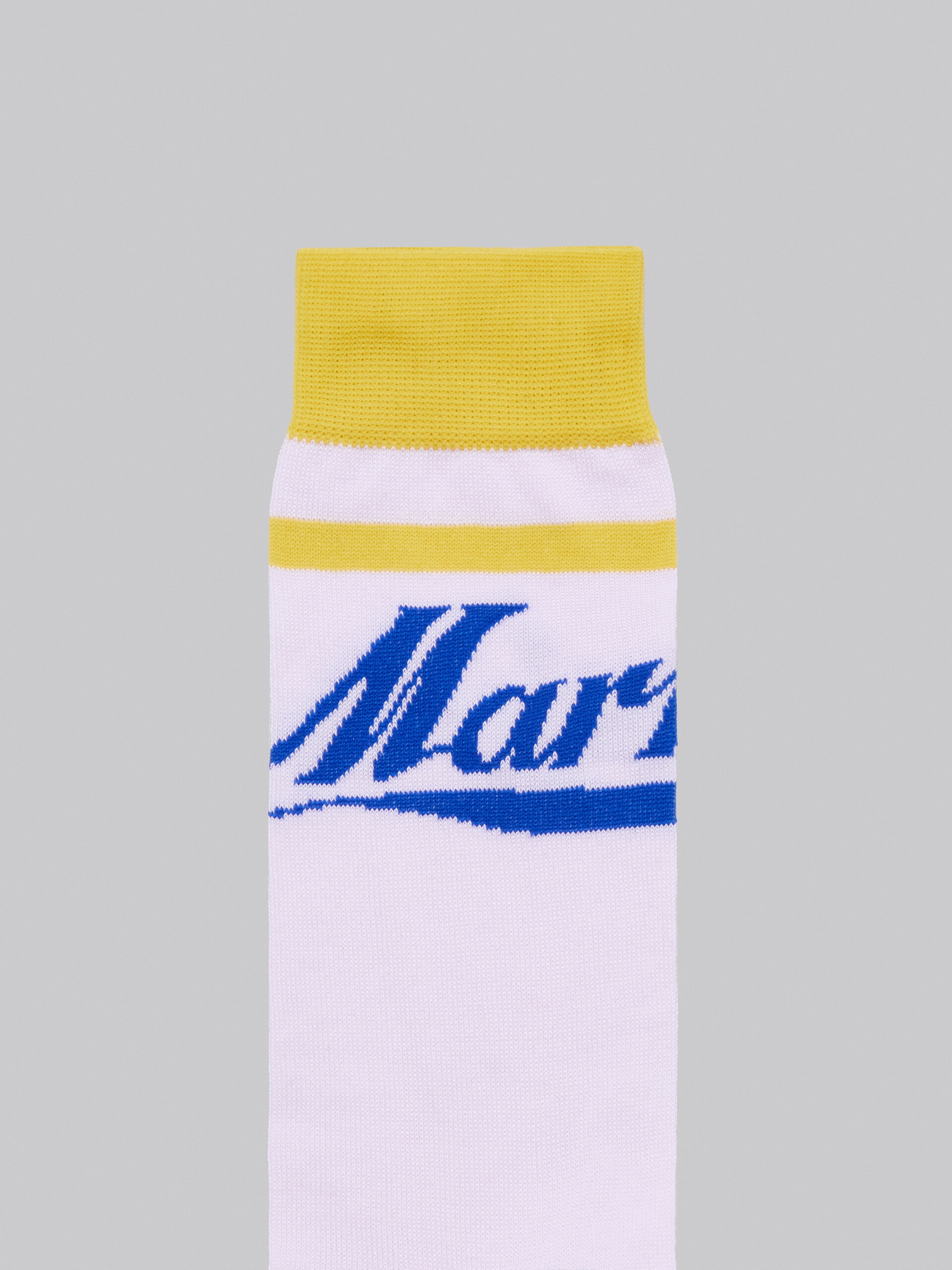PINK COTTON COLOUR-BLOCK SOCKS - 3