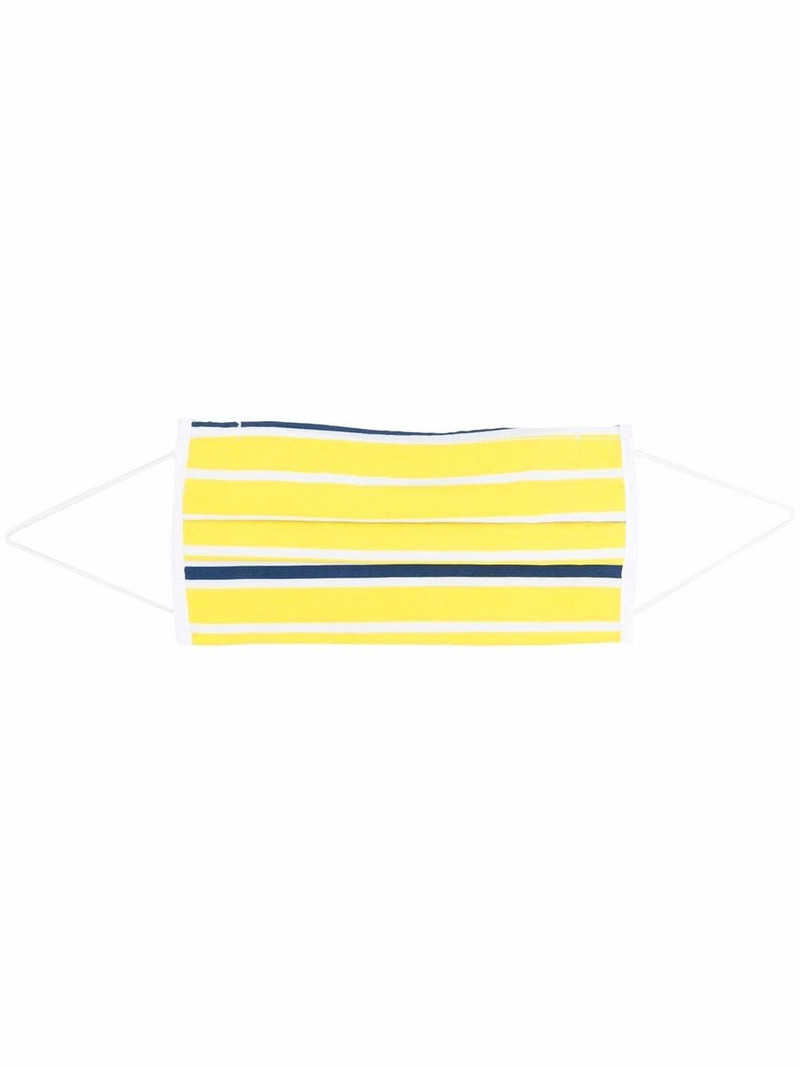 stripe-print face mask 1