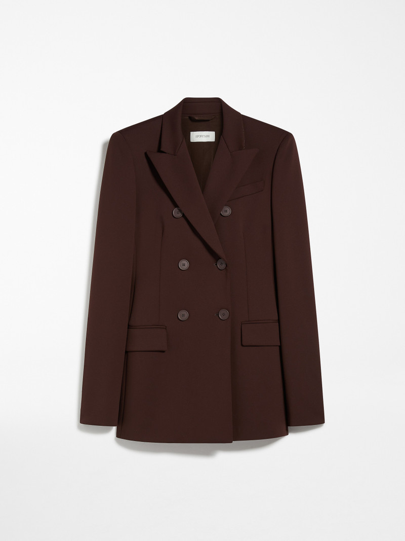 FRIZZO Scuba-look jersey blazer 1