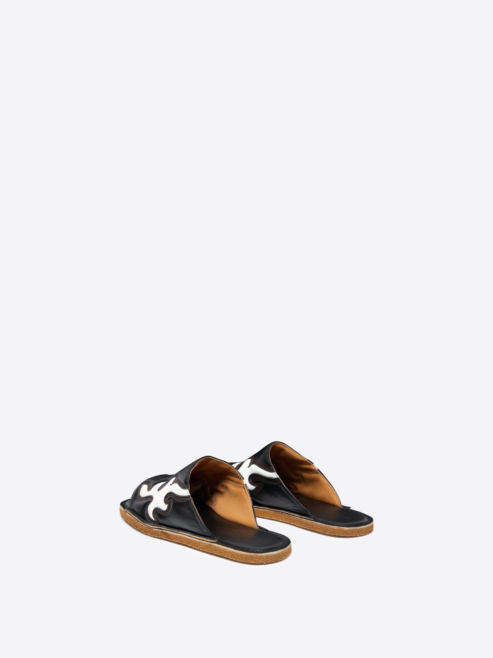LEATHER SLIDES - 4