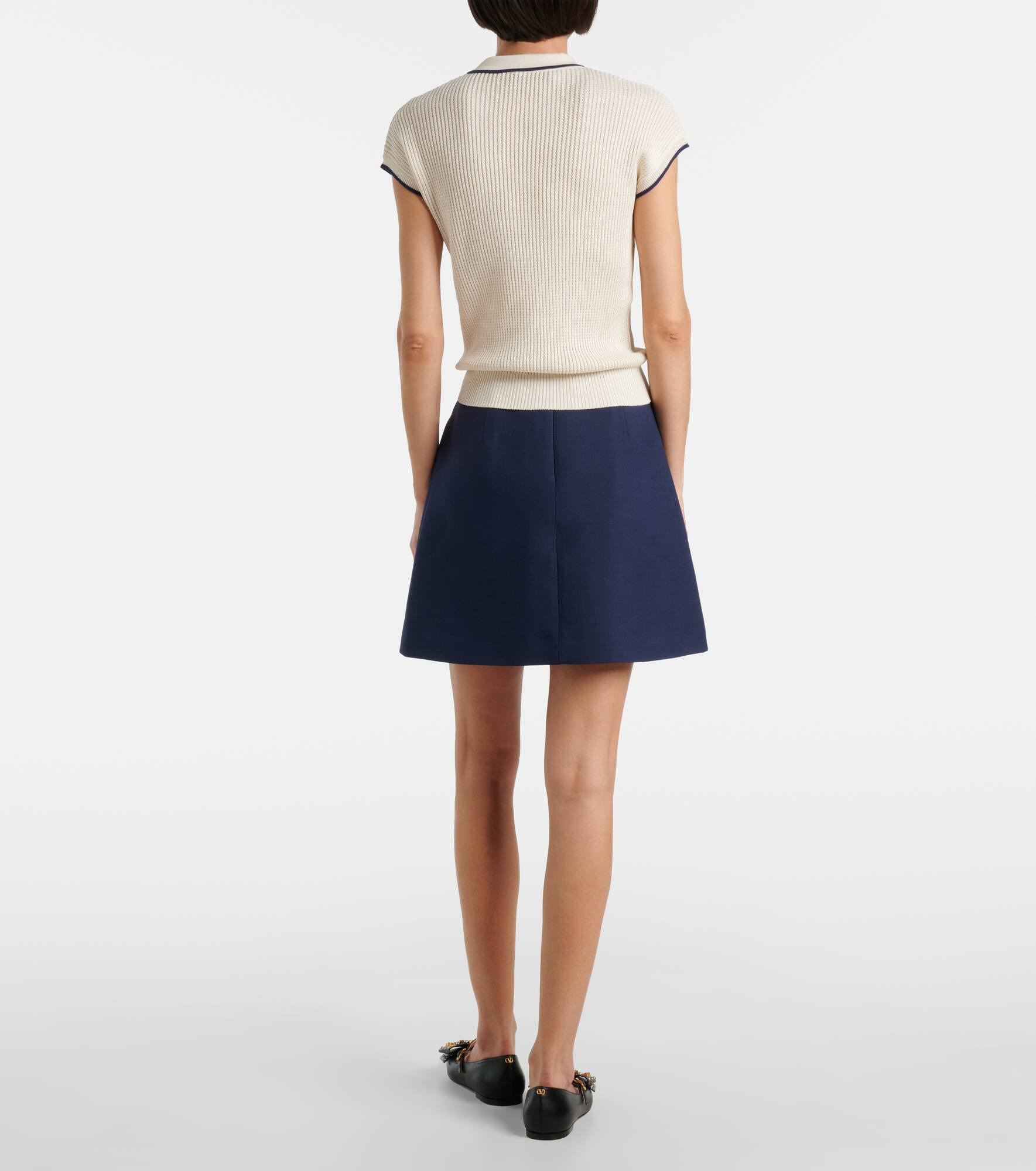 Chez Valentino cotton-blend top - 3