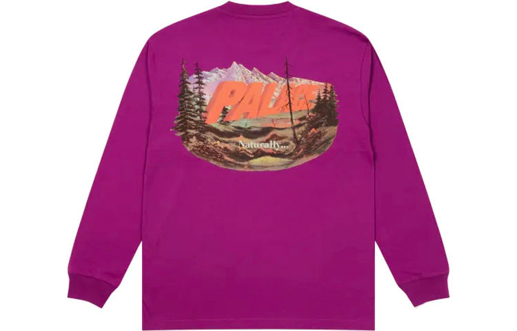 Palace FW21 Chapping Long Sleeve Shirt 'Purple' P21LS013 - 2